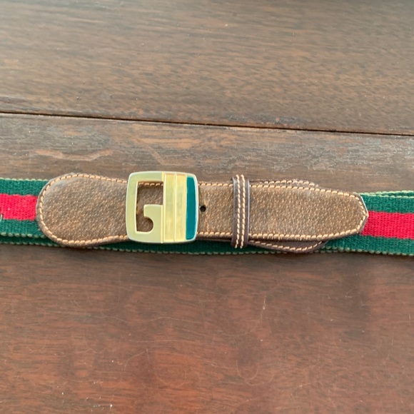 Vintage Gucci belt-rare buckle - Picture 1 of 6